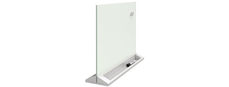 QUARTET GLASS DESKTOP WHITEBOARD FOR PRIVACY & NOTES
