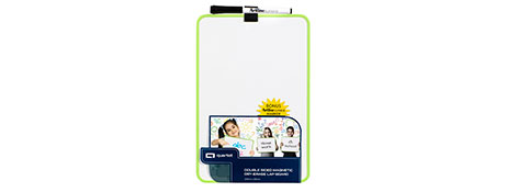 QUARTET MAGNETIC DOUBLE-SIDED LAP BOARD WITH MARKER
