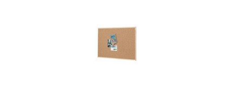 QUARTET PINE FRAME CORKBOARD 450X600MM - RELIABLE NOTICE BOARD