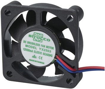 GENERIC COMPONENT MANUFACTURER QUIET 12V DC COOLING FAN - 6000 RPM FOR ELECTRONICS PROJECTS