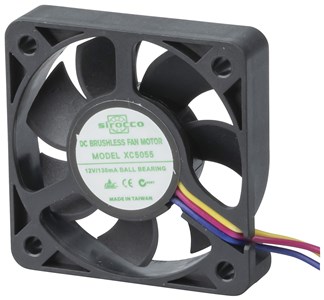 GENERIC COMPONENT MANUFACTURER LOW NOISE 50MM DC COOLING FAN WITH PULSE OUTPUT