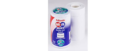 QUIKSTIK MARK II PRICE GUN LABELS - 5 ROLLS, 5000 WHITE REMOVABLE