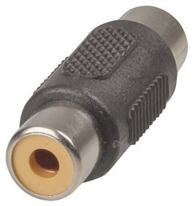 GENERIC/UNSPECIFIED MANUFACTURER RCA SOCKET TO RCA SOCKET COUPLER ADAPTER FOR AUDIO/VIDEO