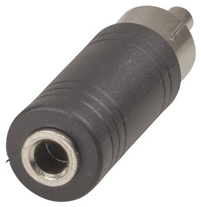 GENERIC RCA TO 3.5MM MONO SOCKET ADAPTER FOR AUDIO CONNECTIONS