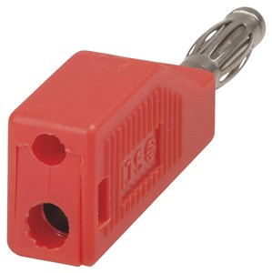 GENERIC/UNSPECIFIED MANUFACTURER RED PIGGY BACK BANANA PLUG FOR SECURE AUDIO CONNECTIONS
