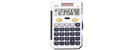UNSPECIFIED MANUFACTURER HANDY 8-DIGIT POCKET CALCULATOR WITH DUAL POWER