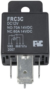 GENERIC/UNIVERSAL COMPONENT HEAVY DUTY RELAY FOR HIGH CURRENT AUTO & ALARM SYSTEMS