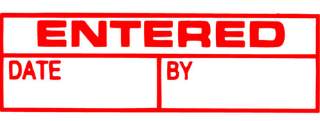 XSTAMPER PRE-INKED STOCK TITLE STAMP - CRISP IMPRESSIONS