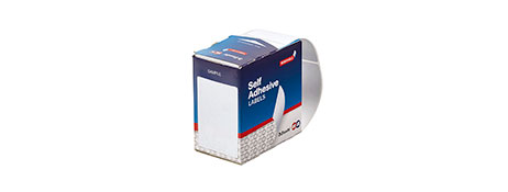 UNSPECIFIED MANUFACTURER REMOVABLE NAME TAG LABELS DISPENSER BOX 44X65MM - FAST APPLICATION
