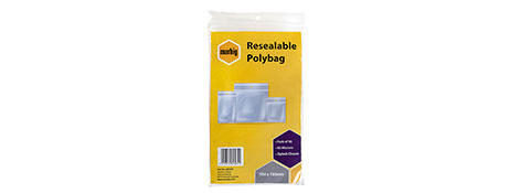 GENERIC POLYBAG SUPPLIER RESEALABLE POLY BAGS FOR SECURE STORAGE & ORGANISATION