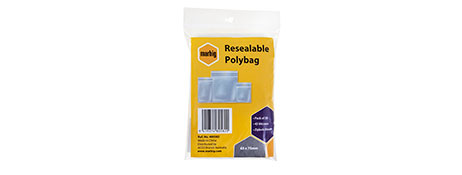 GENERIC/SUPPLIER BRAND RESEALABLE POLY BAGS FOR SECURE STORAGE & ORGANISATION