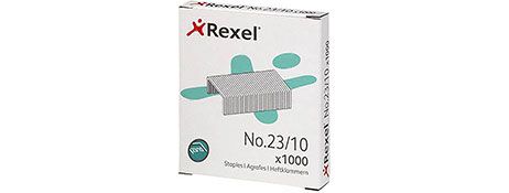 REXEL 23/10 HIGH CAPACITY STAPLES FOR 60 SHEETS