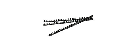 REXEL 25MM PLASTIC BINDING COMBS FOR PROFESSIONAL DOCUMENTS