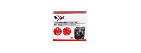 REXEL REPLACEMENT STRAIGHT BLADES FOR CLASSICCUT TRIMMERS (2 PACK)