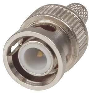 UNSPECIFIED MANUFACTURER RG59 BNC CRIMP PLUG WITH 0.7MM CENTRE PIN FOR RELIABLE CONNECTION