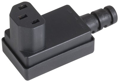 UNSPECIFIED MANUFACTURER RIGHT ANGLE IEC320 C13 LINE SOCKET FOR TIGHT SPACES
