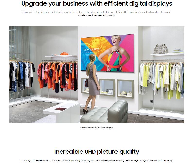 SAMSUNG 50" 4K UHD SMART TV - CRYSTAL DISPLAY FOR GERALDTON HOMES