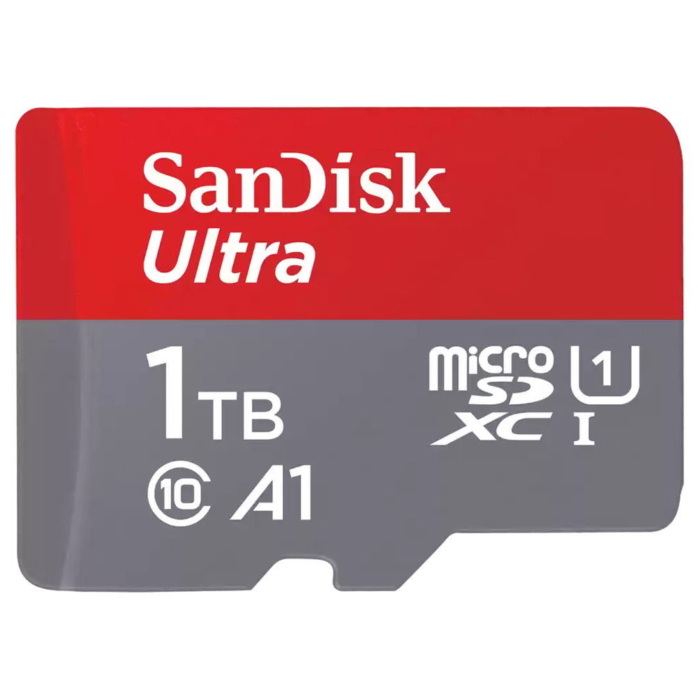 SANDISK ULTRA 1TB MICROSD CARD FOR FAST STORAGE