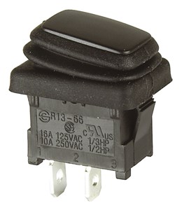 GENERIC/COMPONENT SUPPLIER SEALED SPST MINI ROCKER SWITCHES WITH QC LUGS