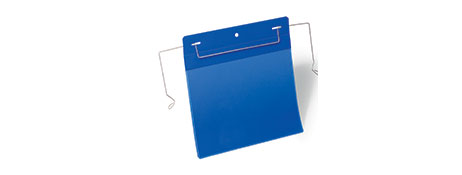 DURAPRINT (IMPLIED BASED ON TEMPLATE DOWNLOAD) A5 LANDSCAPE DOCUMENT POCKETS WITH WIRE - PACK OF 50