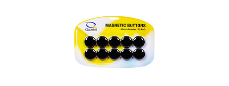 QUARTET VIBRANT MAGNETS FOR WHITEBOARDS & OFFICE DISPLAYS