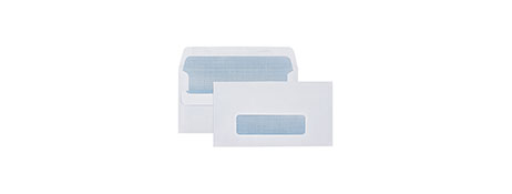 GENERIC/UNSPECIFIED MANUFACTURER CONFIDENTIAL WINDOW ENVELOPES 11B SELF SEAL - WHITE