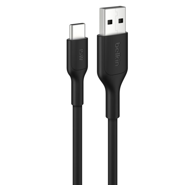 BELKIN 0.15M USB-A TO C CABLE - BLACK | FAST CHARGING