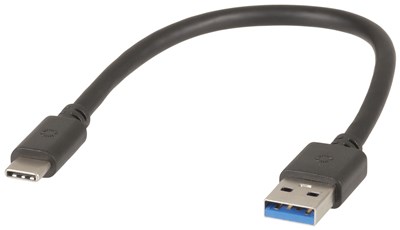 GENERIC/UNSPECIFIED MANUFACTURER SHORT USB-C TO USB 3.0 CABLE (150MM) FOR FAST DATA SYNC