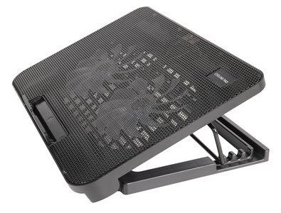 UNKNOWN MANUFACTURER SILENT LAPTOP COOLING PAD WITH DUAL FANS & USB HUB