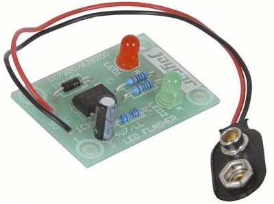 LED FLASHER CIRCUIT KIT: SHORT CIRCUITS PROJECT 2