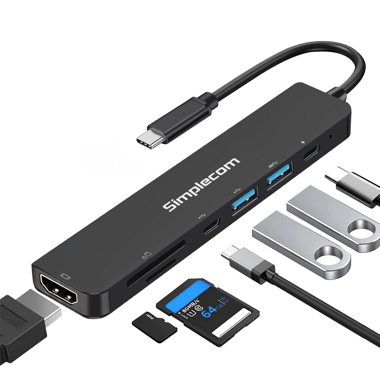 SIMPLECOM 3-PORT HDMI SWITCH WITH REMOTE - EASY SWITCHING