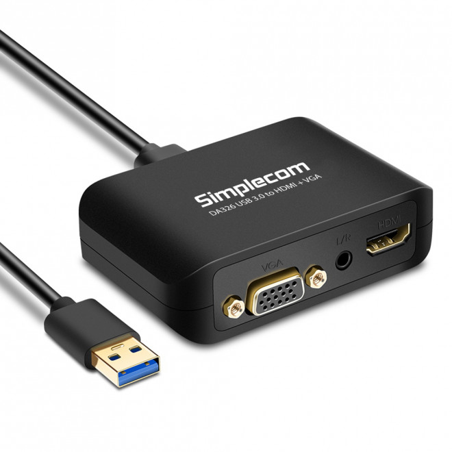 SIMPLECOM DA326 USB-C TO HDMI ADAPTER FOR 4K DISPLAYS