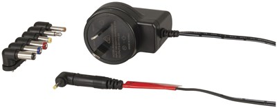 UNSPECIFIED MANUFACTURER ULTRA-SLIM 6V DC 800MA POWER SUPPLY WITH 7 DC PLUGS