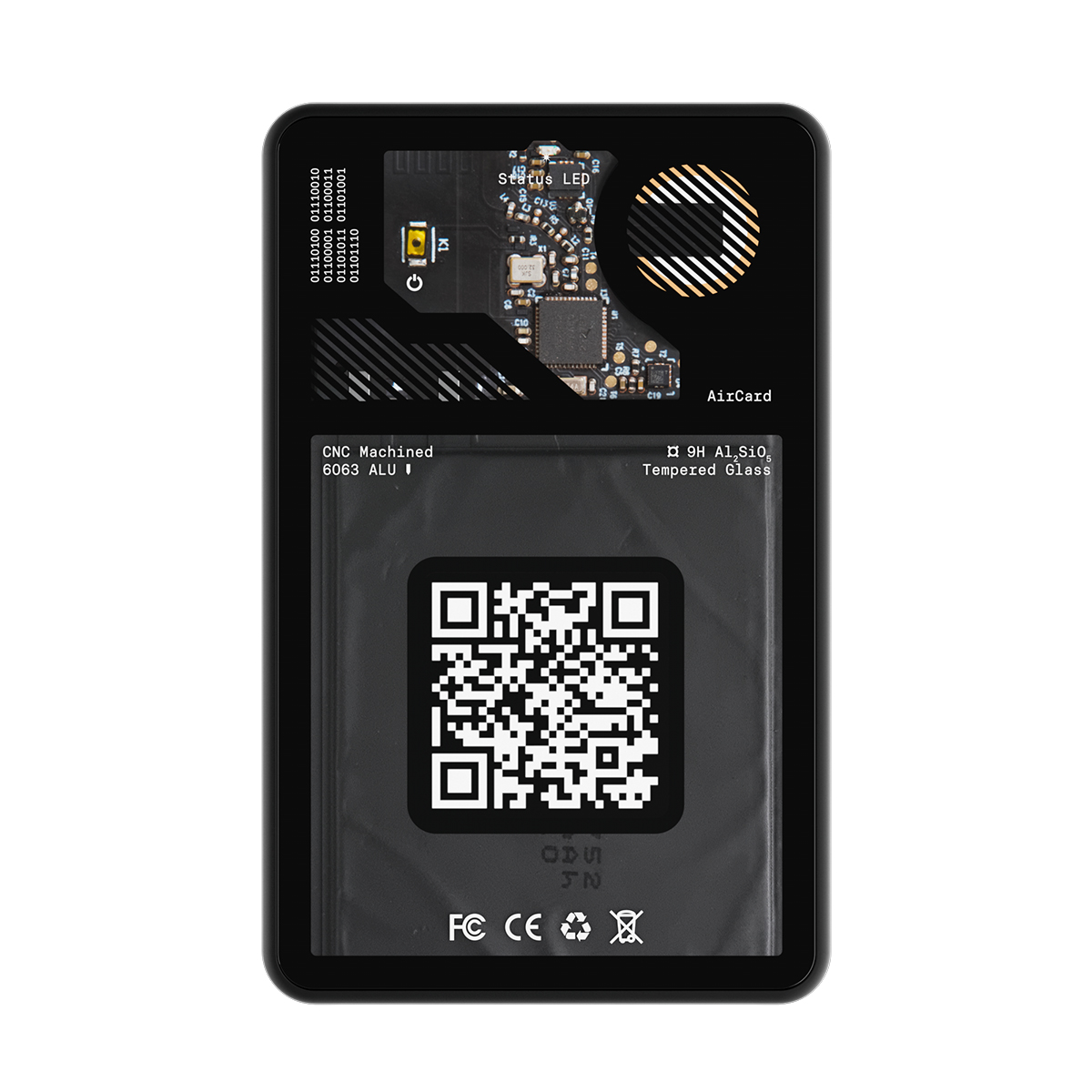 ROLLINGSQ ROLLING SQUARE AIRCARD WALLET TRACKER - SLIM CARD FINDER