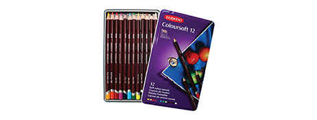 UNSPECIFIED MANUFACTURER VIBRANT COLOUR PENCILS - SOFT STRIP FOR BOLD ART