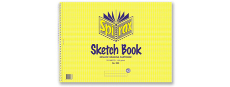 SPIRAX A3 40 PAGE CARTRIDGE PAPER SPIRAL BOOK