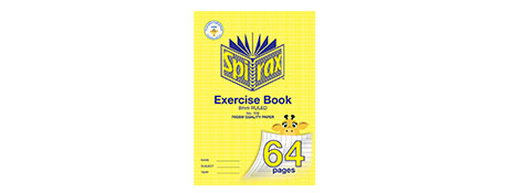 SPIRAX A4 64 PAGE RULED EXERCISE BOOK - RELIABLE SCHOOL SUPPLY
