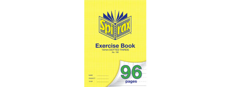 SPIRAX A4 96 PAGE RULED EXERCISE BOOK - ESSENTIAL SCHOOL SUPPLIES