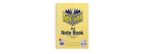 SPIRAX 595A A4 NOTEBOOK WITH STUDY APP COMPATIBILITY