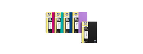 SPIRAX KODE A4 NOTEBOOKS - ASSORTED COLOURS, 120 PAGES