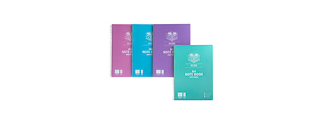 SPIRAX KODE METALLIC A4 NOTEBOOKS - 240 PAGES