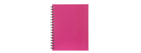 SPIRAX PINK HARD COVER NOTEBOOK | 200 PAGES, 7MM RULED