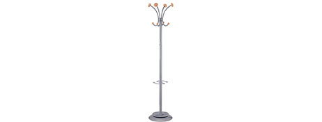 UNSPECIFIED MANUFACTURER MODERN WOODEN COAT STAND WITH UMBRELLA HOLDER - STABLE DESIGN
