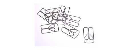 OWL CLIPS STRONG CHROME NO. 3 (25MM) - BOX OF 100