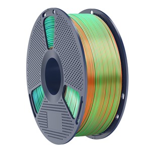 SUNLU SILK PLA+ TRI-COLOR ORANGE/BLUE/GREEN 1.75MM FILAMENT