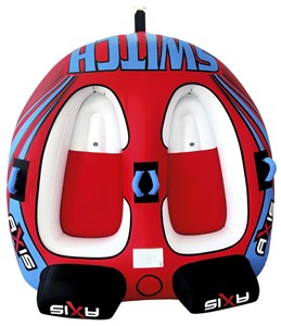 SWITCH 2 PERSON SIT-IN TOWABLE TUBE FOR WATER FUN