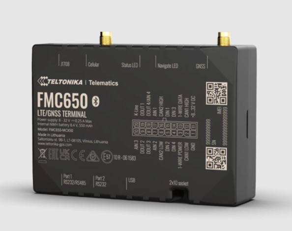 TELTONIKA FMC650 ADVANCED GPS TRACKER FOR FLEET MANAGEMENT