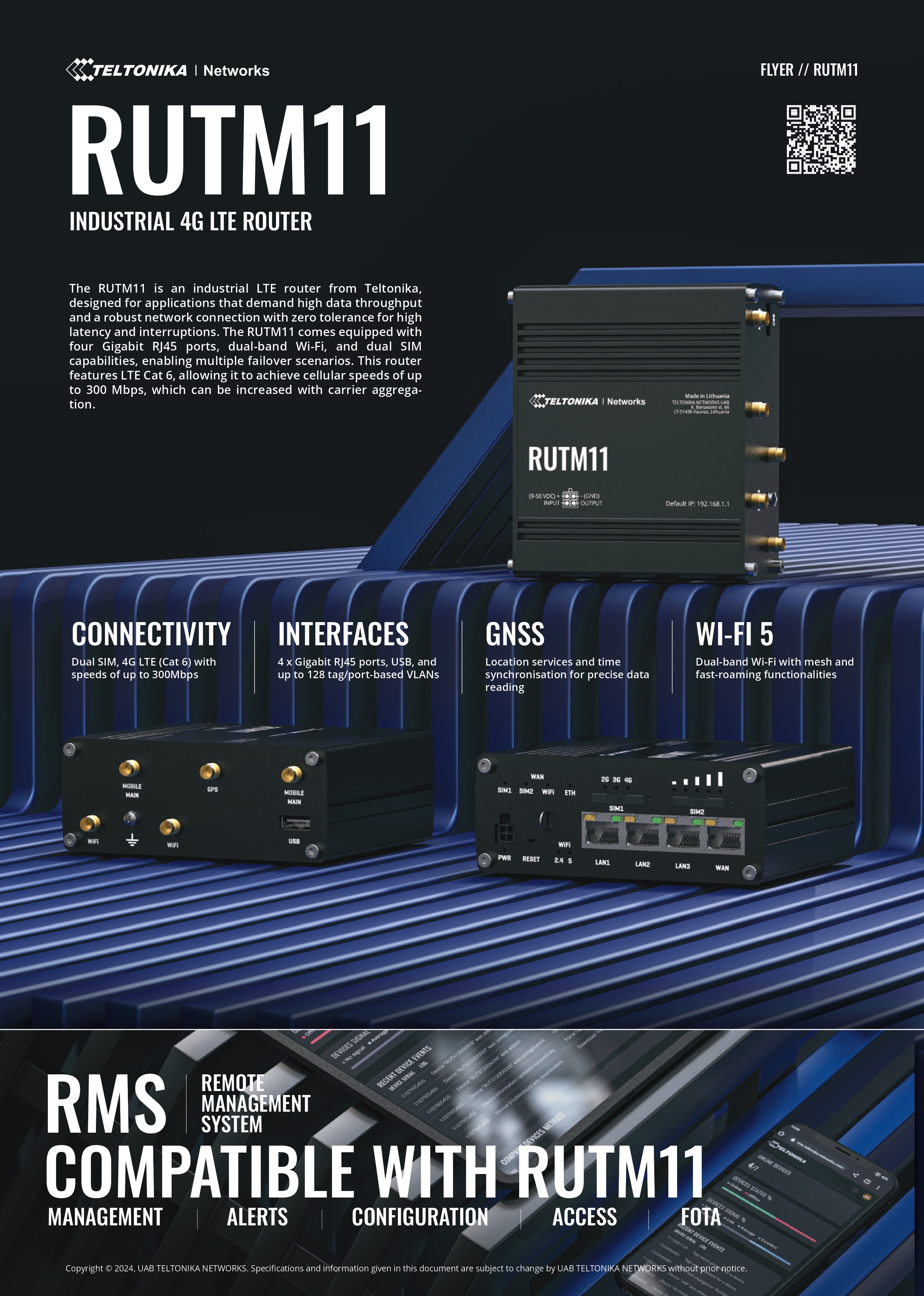 TELTONIKA HIGH-GAIN LTE ANTENNA FOR RELIABLE CONNECTIVITY