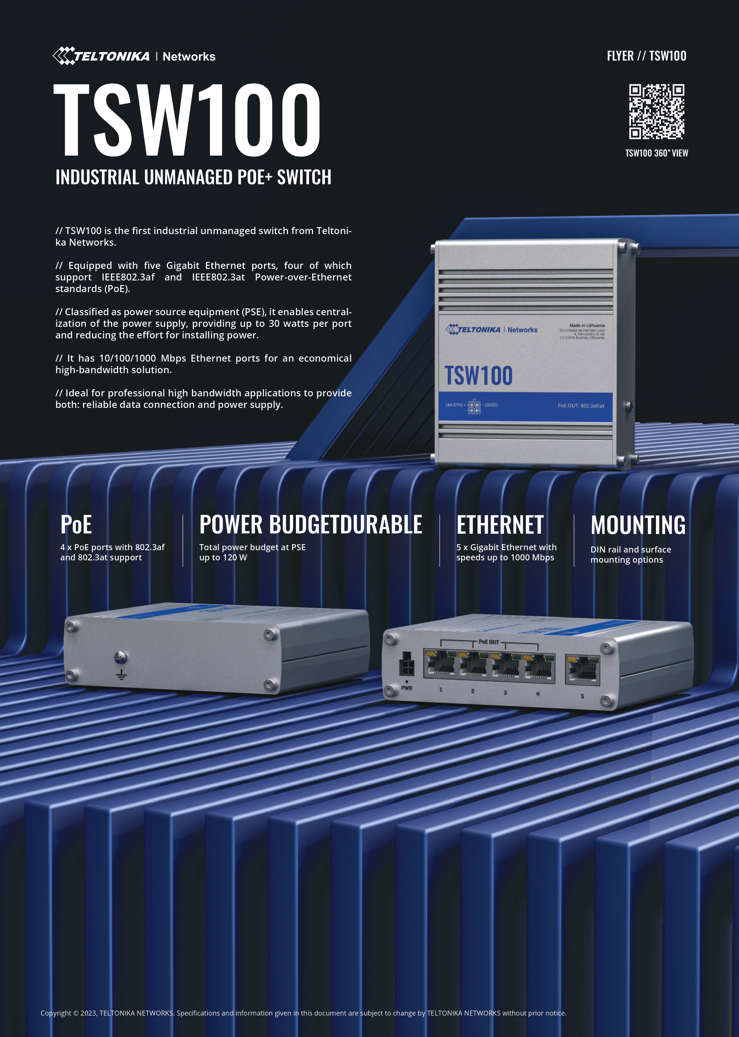 TELTONIKA INDUSTRIAL 4G LTE ROUTER FOR RELIABLE CONNECTIVITY