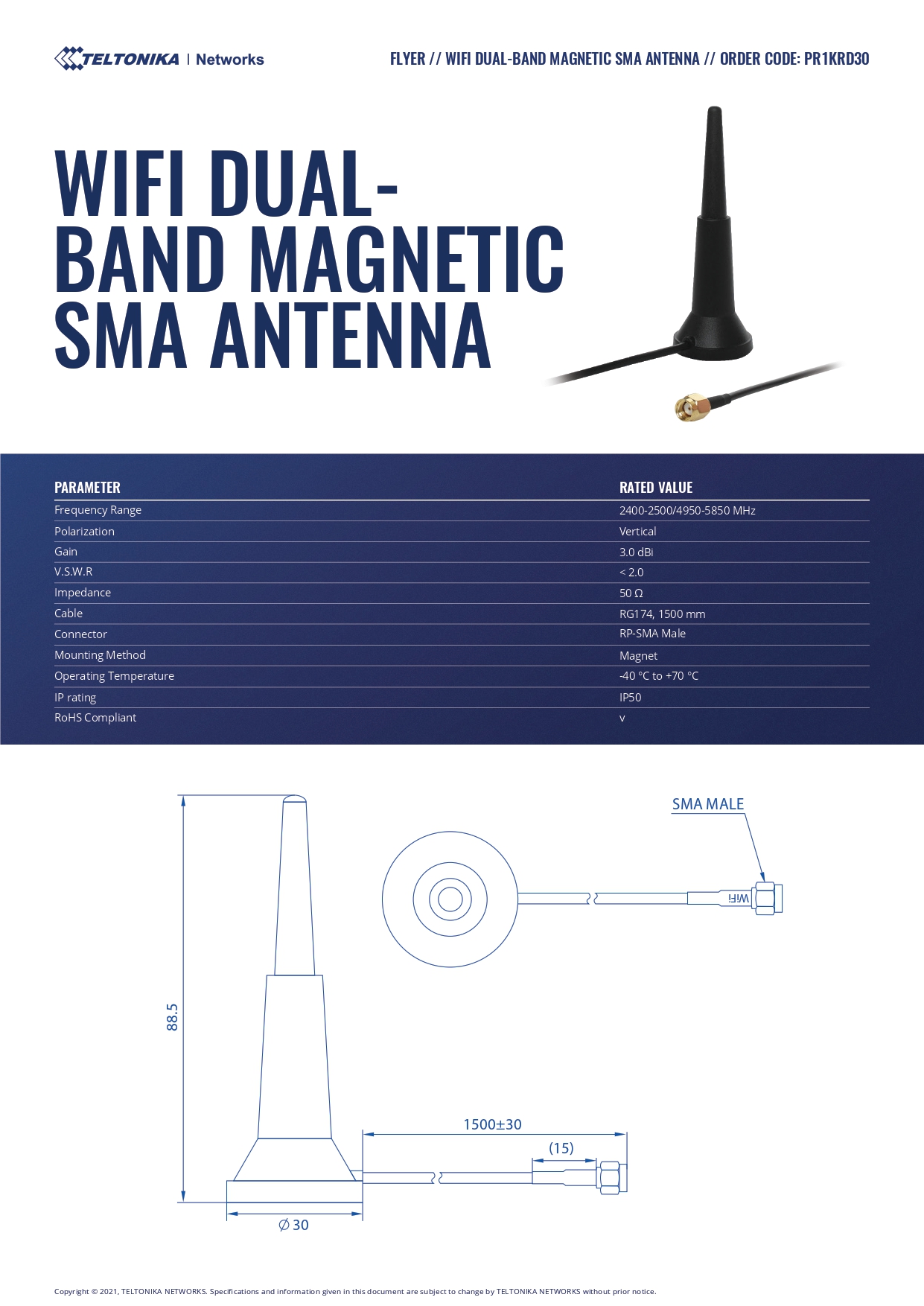 TELTONIKA PR1KRD30 INDUSTRIAL ROUTER FOR RELIABLE CONNECTIVITY